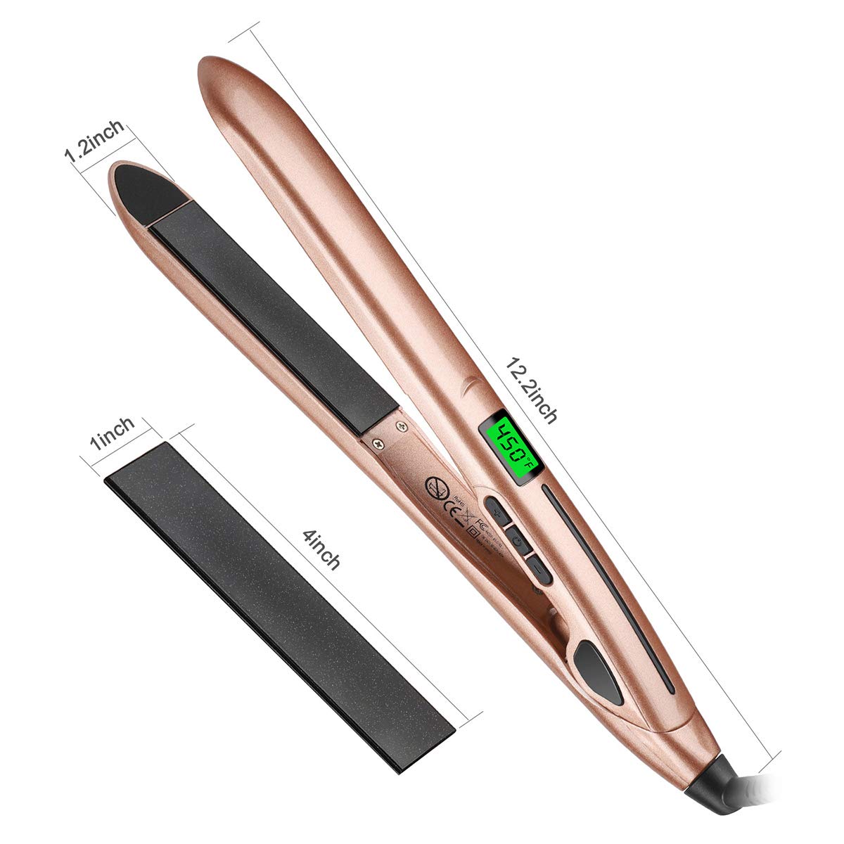 2 In 1 Hair Straightener and Curler