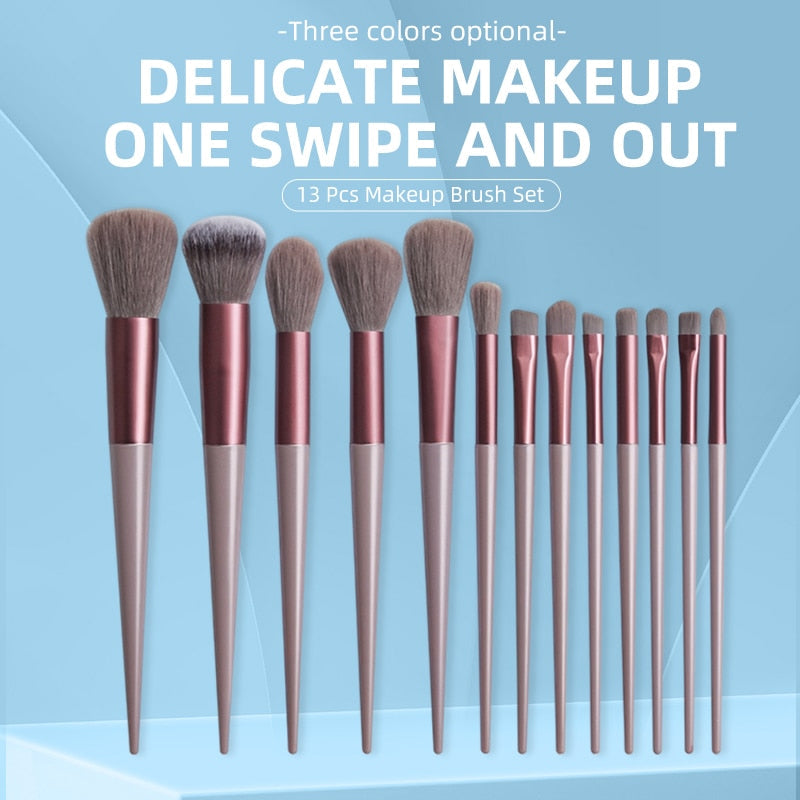 13pcs Makeup Brushes Cosmetic Full Set